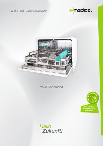 HD 450 PRO – Thermodesinfektor