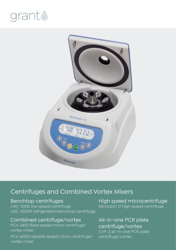 Centrifuges and Combined Vortex Mixers