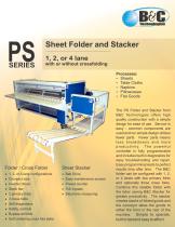 PS Series Commercial Sheet Folder and Stacker