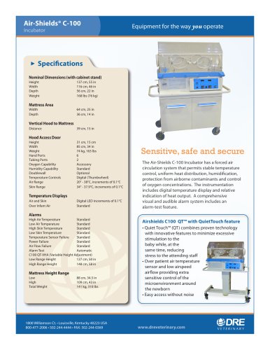 Air-Shields C-100 Incubator