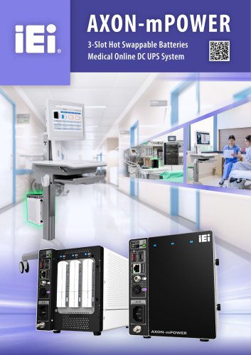 Medical online DC UPS system- AXON-mPOWER