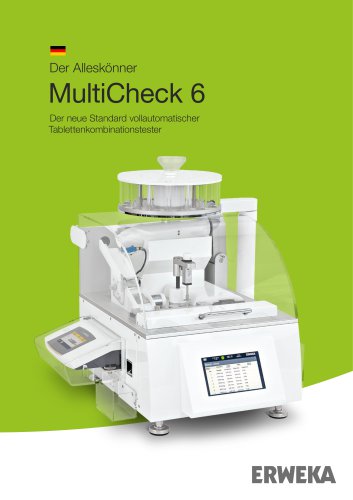 MultiCheck 6 Tablettenhärtetester