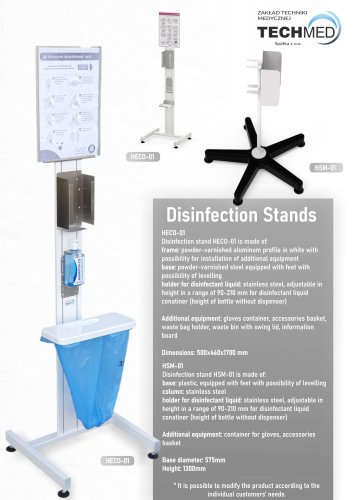  Disinfection Stands