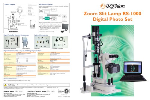 Zoom Slit Lamp RS series