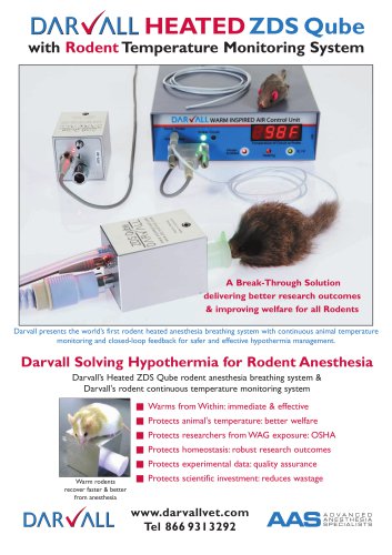 HEATED ZDS Qube with Rodent Temperature Monitoring System