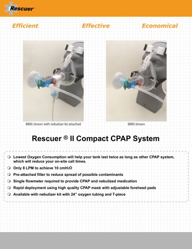 Rescue II Compact CPAP System